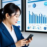 Businesswoman Analyzing Health Data**

"A professional Japanese businesswoman in a modest, stylish business suit, looking at a health data graph on her smart watch, modern office background, fully clothed, appropriate attire, safe for work, perfect anatomy, natural proportions, professional photography, high quality, family-friendly."

**