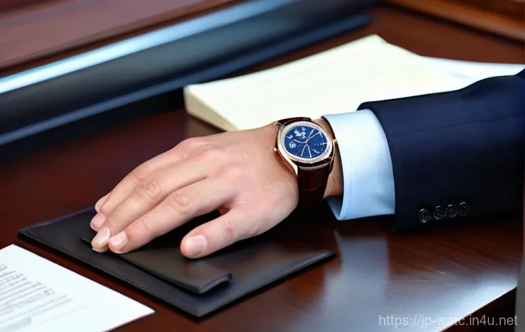 프레드릭 콘스탄트 스마트워치 분석 - **Prompt: "A sophisticated professional in their late 30s to early 40s, dressed in elegant business ...